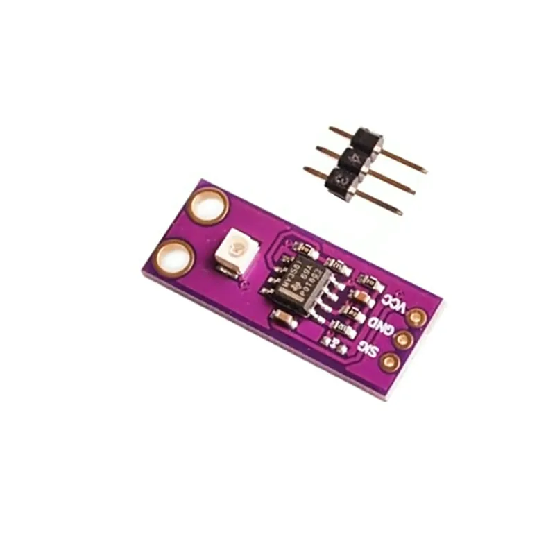 1-5PCS MCU-GUVA-S12SD Sunlight intensity of uv sensor MCU-GUVA-S12SD Solar Ultraviolet Intensity Sensor Module