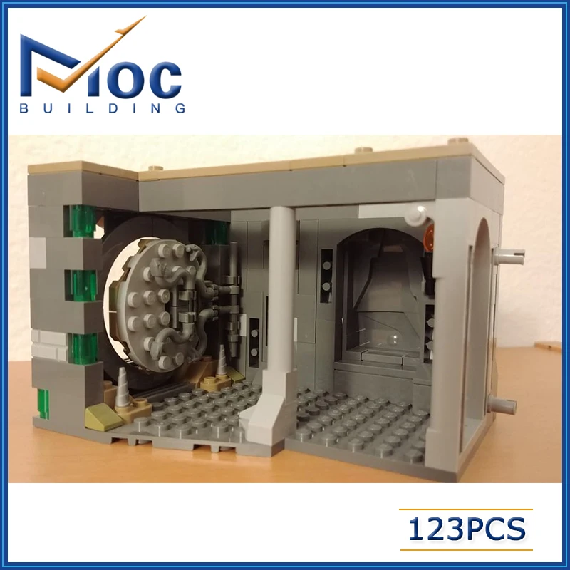 

123 шт., Детский конструктор MOC HP «вход в камеру секретов»