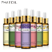 PHATOIL – diffuseur d'huiles essentielles de lavande, 10ml, huiles essentielles naturelles pures, menthe, citronnelle, citron, arbre à thé, huile anti-moustiques 1