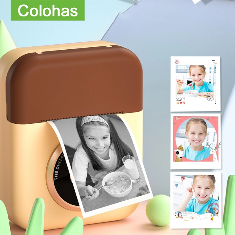 

Children's Camera HD Video Instant Print Camera Thermal Photo Paper Mini Digital Camera Birthday Gift Boys Girls Kids Toy