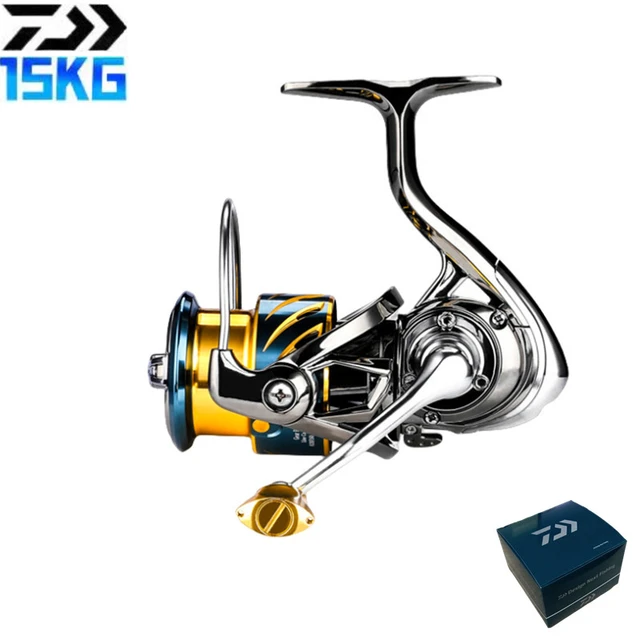 Daiwa New All Metal Fishing Reel 15Kg Max Drag Power Spinning Wheel Fishing  Coil Shallow Spool Suitable for all waters - AliExpress