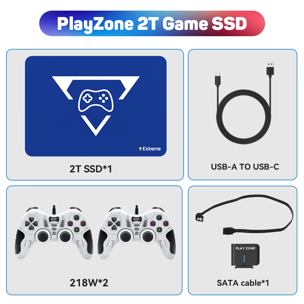 PlayZone Extreme 2T Retro Game SDD For Windows Launchbao+Retrobat+