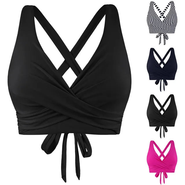 bathing suit criss cross top