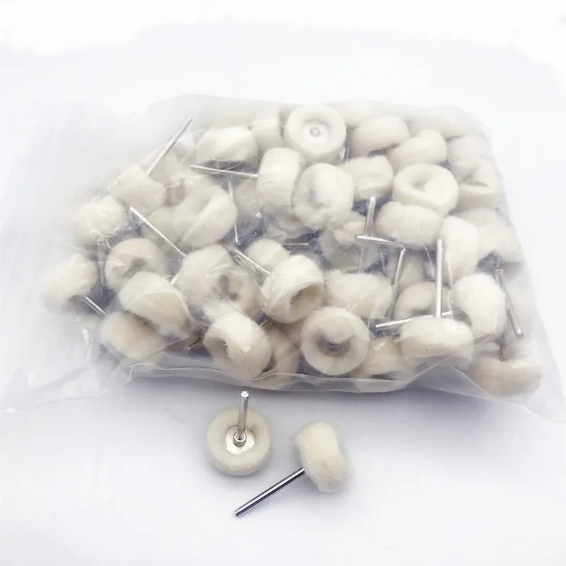 Metal Polish Brush 50Pcs Mini grinding sanding head abrasive disc felt 3mm Shank ing wheels Drill Rotary Tool Accessories