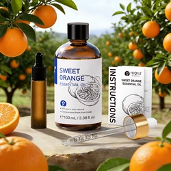 Pure Aromatics 100ml Essential Oil - Natural Extraction - 100ml (100ml Sweet Orange)