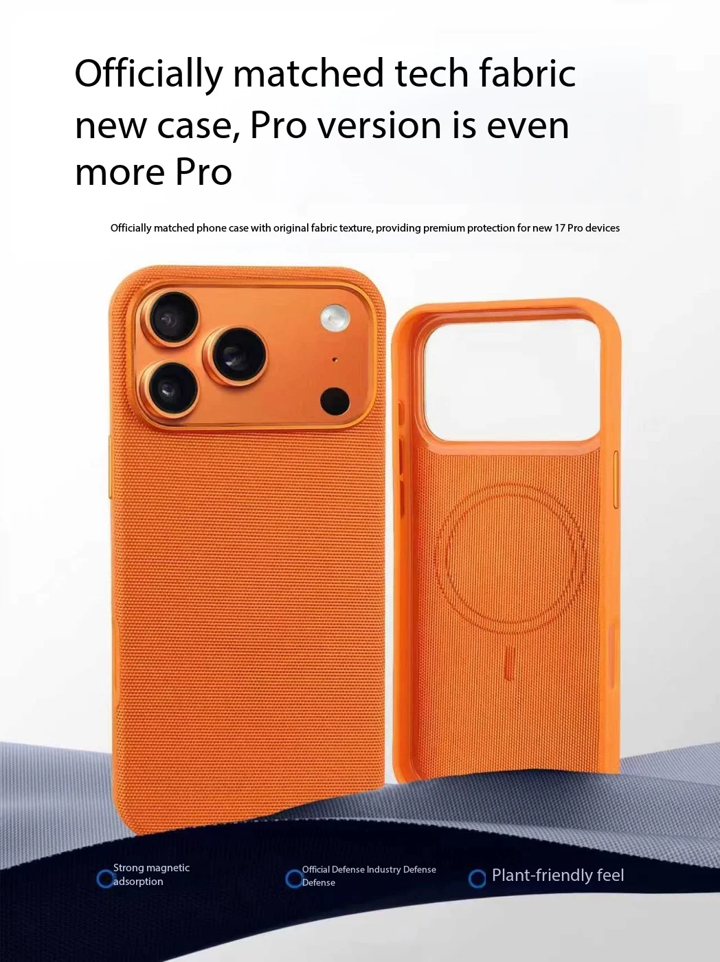 Premium Woven Magnetic Protective Phone Case with MagSafe Compatibility