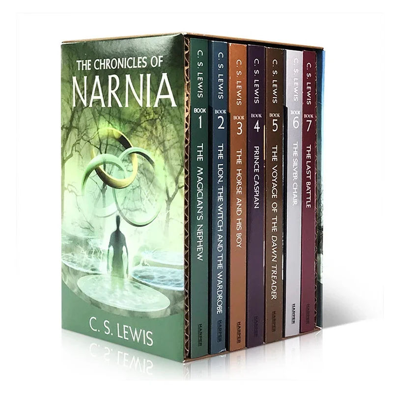 

7 Books The Original English Version of The Narnia Chronicles 8 Years Old and Above, English Extracurricular Reading Books