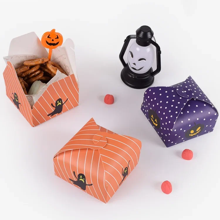 

Halloween Gift Box Ghost Horror Gift Candy Boxes Halloween Event Party Decoration Halloween Party Supply 30pcs/lot