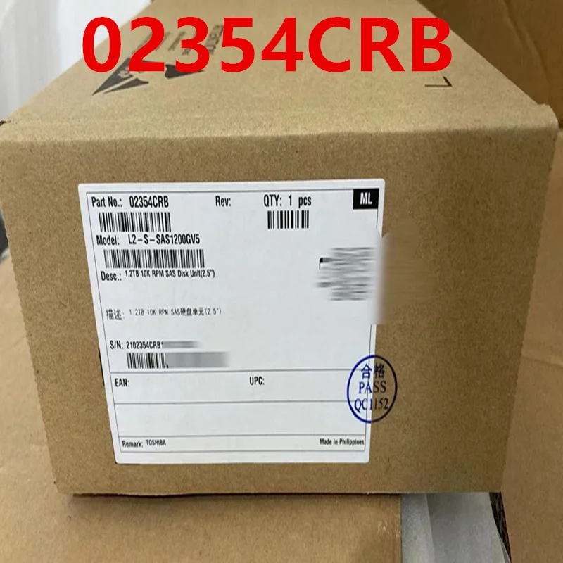화웨이 2810 V5 5210 V5 1.2TB SAS 2.5 &10000RPM 128MB 서버 HDD 02354CRB 용 오리지널 새 하드 디스크 L2-S-SAS1200GV5