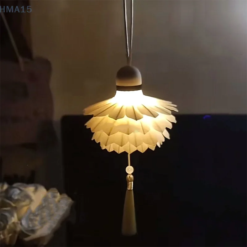 Handmade Badminton DIY Pendant Lamp Complete Set Of Material Package Badminton Dark Night LED Lighting Sport DIY Set