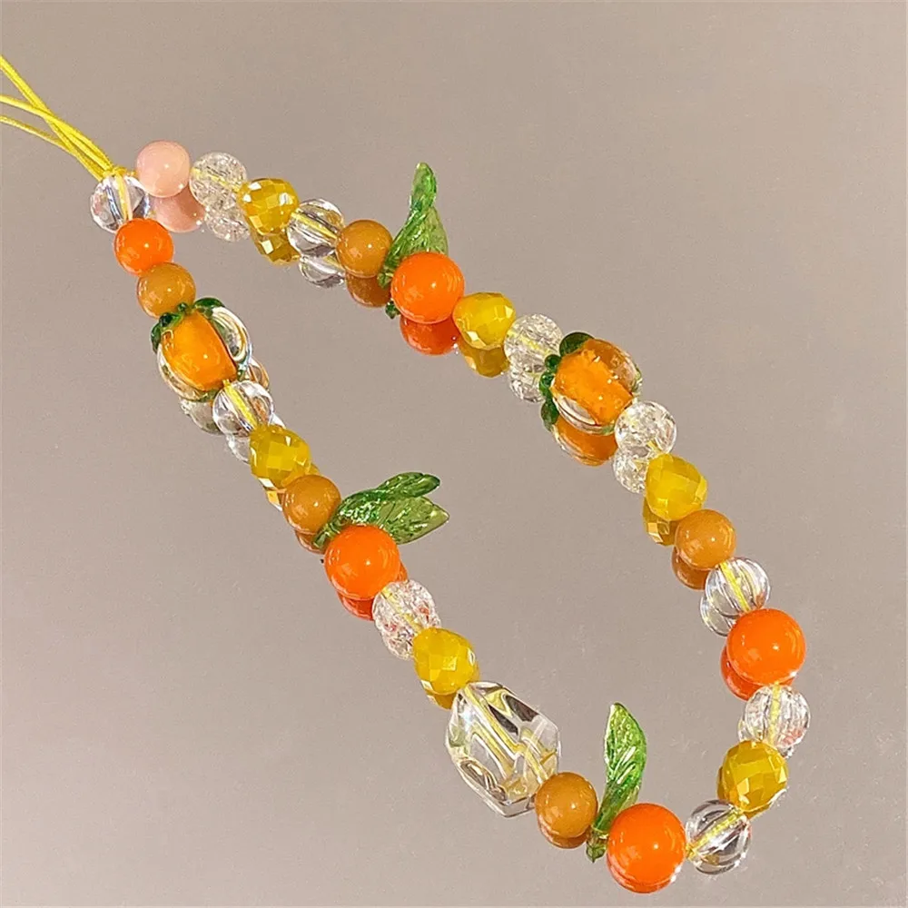 2 Piezas Cadenas Para Teléfono Con Cuentas - Colgante, Pulsera De Muñeca, Accesorio Antipérdida Para Móvil
