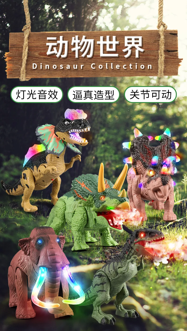 Tyrannosaure De Dinosaure Télécommandé Pour Les Enfants Avec Modèle Sonore | Fruugo CH - 3