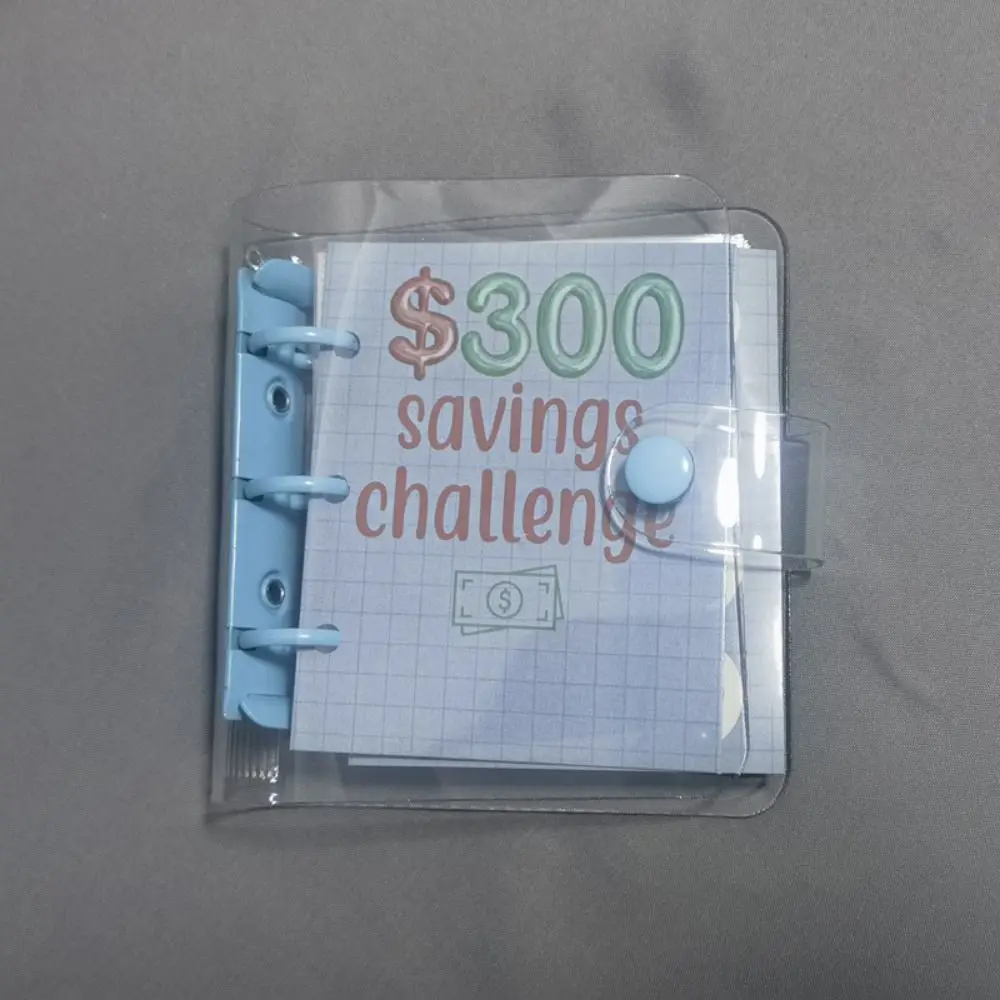 Mini Raccoglitore per Risparmio in PVC, Libro delle Sfide di Risparmio da $150/300/500/1000, Impermeabile e Resistente allo Strappo, Mini Raccoglitore per Budget - immagine 3