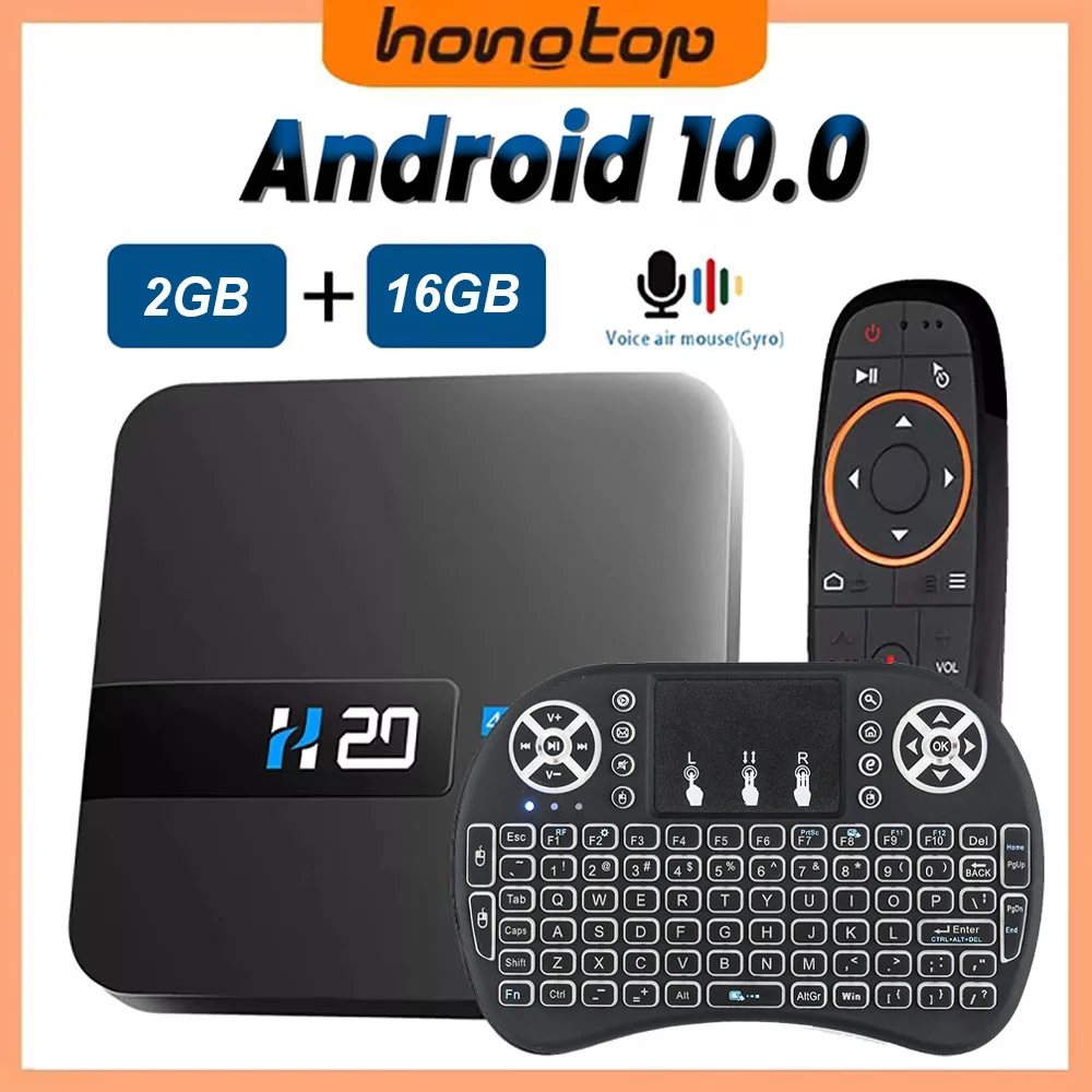 HONGTOP H20 Smart Android TV Box Android 10.0 2GB 16GB 4K HD Voice