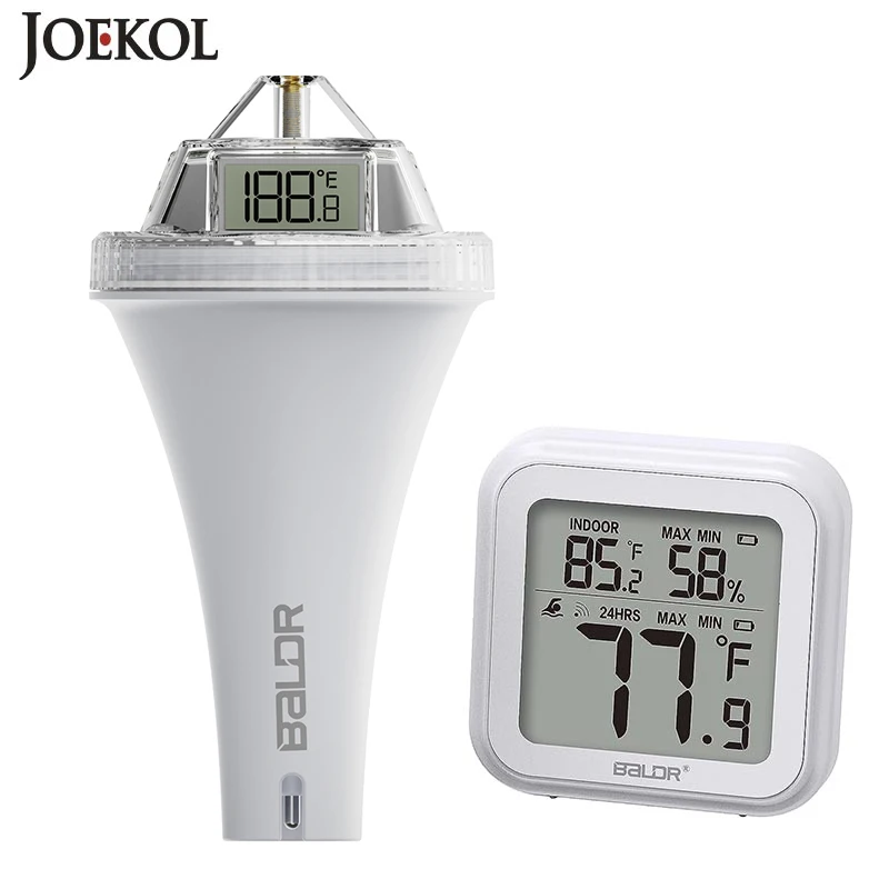 BALDR Pool Thermometer Wireless Digital Pool Thermometer Floating With Remote Temperature Receiver digital thermometer