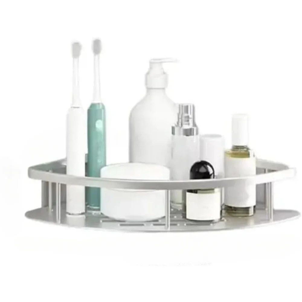 Corner Shelf, Bathroom Shelf, Aluminum Alloy, Shampoo Shelf, Makeup Storage, Bathroom Accessories 2
