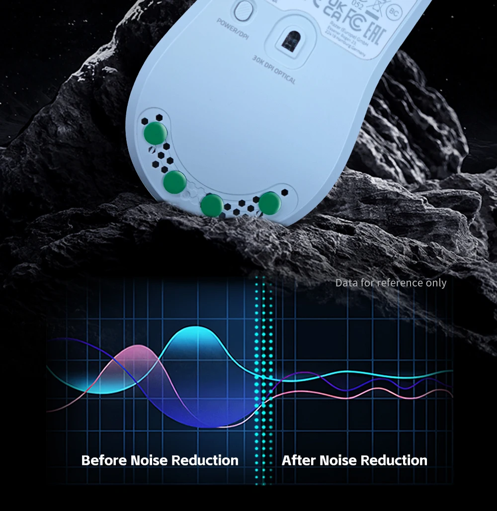 Enhanced Mouse Skates with Noise Reduction Technology