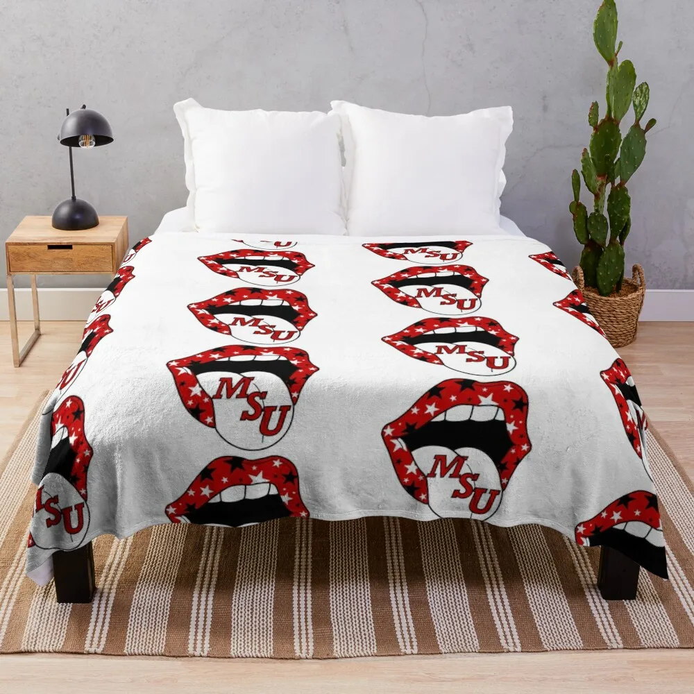 

Montclair state university Throw Blanket Soft Plush Plaid Furry Blanket