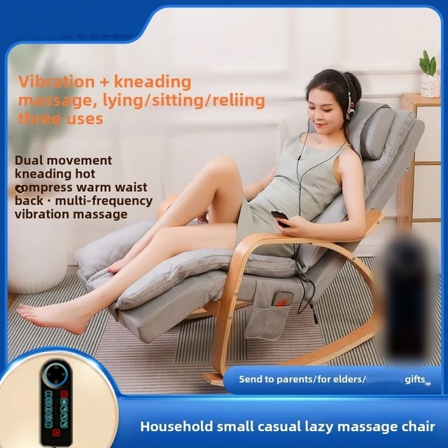 Manufacturer Direct Electric Leisure Reclining Home Office Massager Shiatsu Rocking Massage Chair with New Upgrade Roller