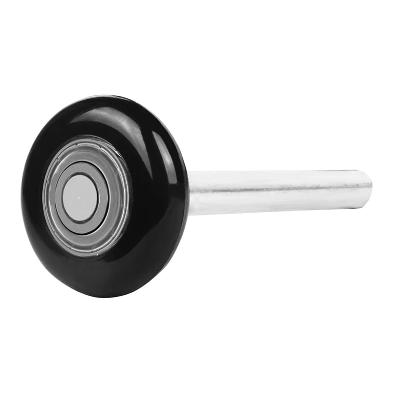 A95I-10 Pack Black 2Inch Nylon Garage Door Roller 4Inch Stem, Use 6200-2RS Double Seals Precision Bearings