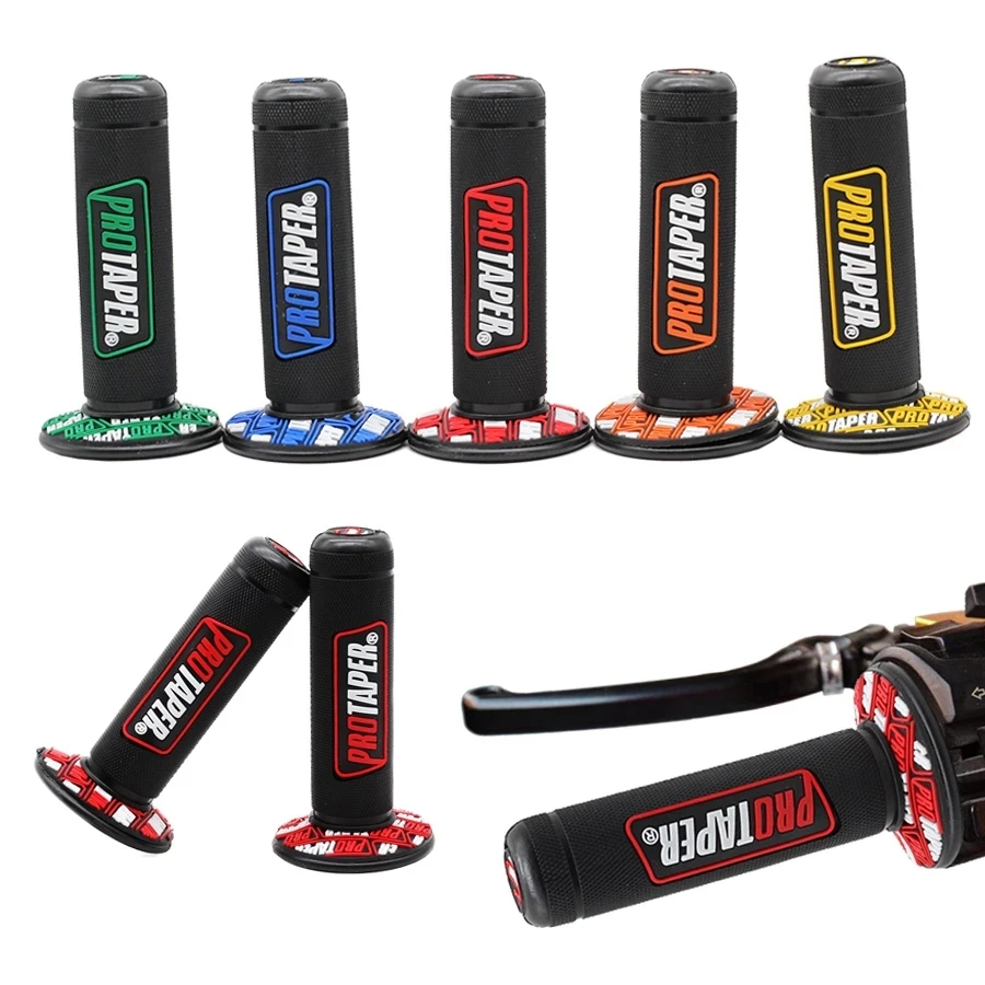 Manillar De Motocicleta Cónico De 28 Mm – Barras De Grasa En Plata, Para Cross, Supermoto Y Calle, Marca VMP