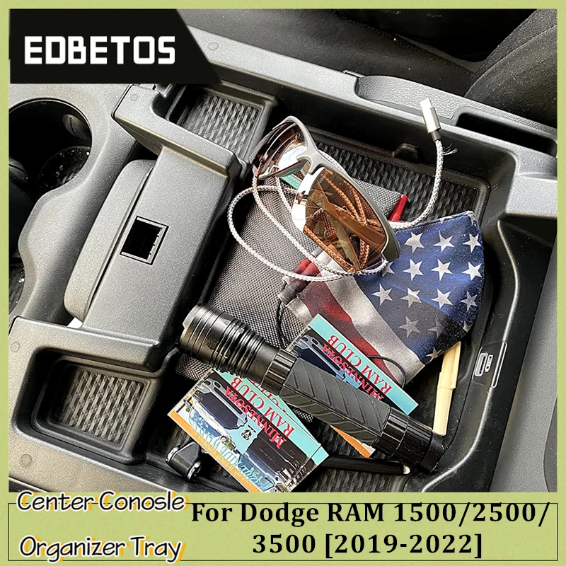 

Center Console Organizer Armrest Storage Box For Dodge RAM 1500 2500 3500 2019-2021 2022 2023 Car Accessory Armrest Holder Box