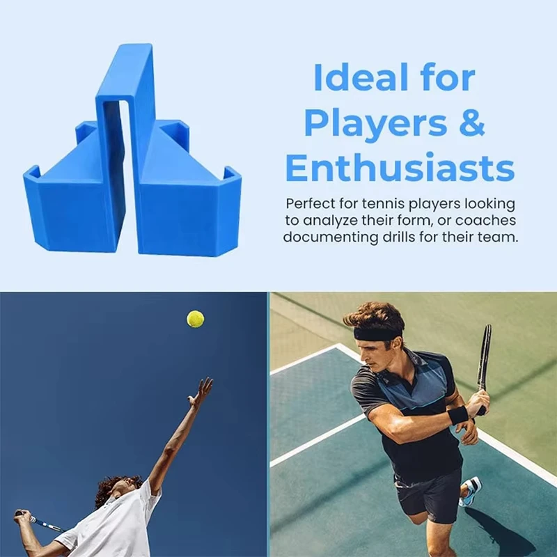 새로운 테니스 카메라 마운트 ? 테니스 녹화용 네트 장착형 휴대폰 홀더, 경기 분석용 안전한 클립온 샷 마운트