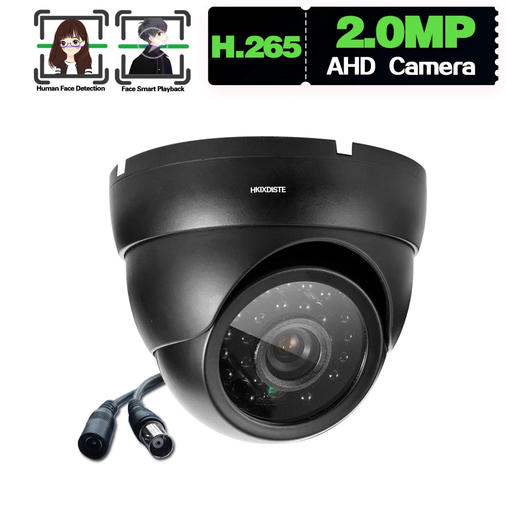 1080P CCTV Analog Camera Dome Balck Outdoor Indoor AHD Ceiling Security