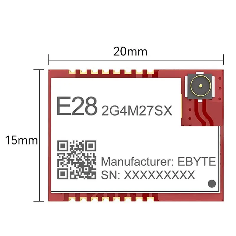 【핫 아이템】2X SX1280 무선 RF 모듈 CDSENET E28-2G4M27SX 27Dbm 8KM 호환 고속 로라 SMD PA+LNA GFSK FLRC