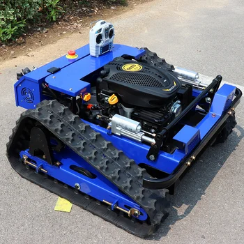 Tosaerba cingolato con telecomando personalizzato Tosaerba con controllo wireless a 4 tempi Robot Weeder Trattore Rotazione zero