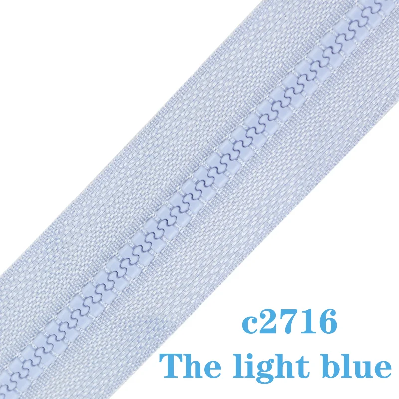 Versatile Resin Zipper – 24 Vibrant Colors, Multiple Lengths, Open Tail Design