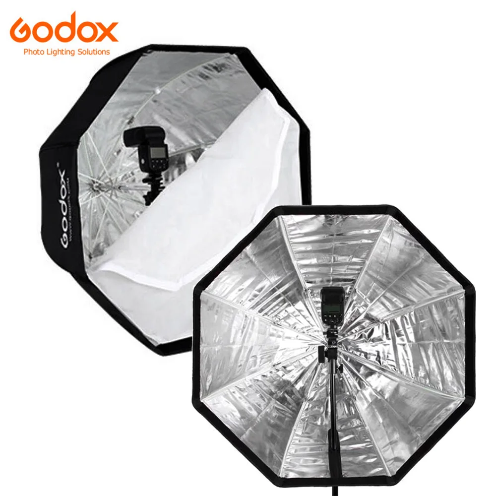 Godox 80cm 95cm 120cm Flash Umbrella Softbox Speedlight Octagon Soft Box Photo Studio Strobe Reflector