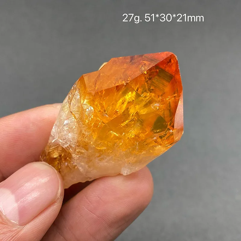 100%  Natural citrine Mineral Specimens Stones and Crystals Healing Crystal from China
