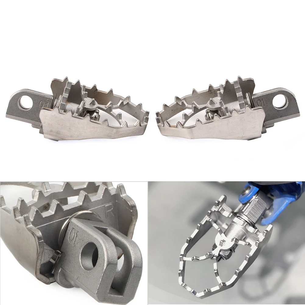 

2Pcs Motorcycle Front Footrests Foot Peg Left & Right for KAWASAKI Versys 650 2007-2021 Versys 1000 2012-2021