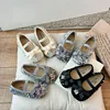 Girl Shoes Sequins Bow Ties Exude Pirncess Shoe Kid Shoe for Girls Baby Girl Shoe Leather Shoes for Girl Zapatos Niña Туфли 2024 1