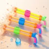 Water Guns for Kids Outdoor Fun Summer Pulling Type Water Swim Sprayer Toy Beach Double-Tube Water Outlet Water Shooter Toys 1