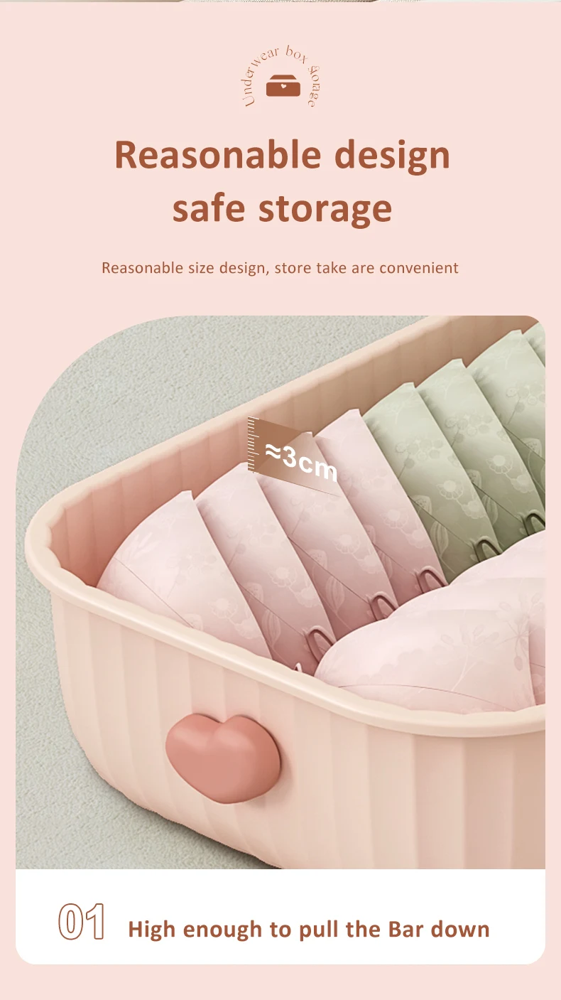 Wardrobe Bra Drawer Organizers 10 Cells