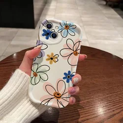 Custodia per telefono con bracciale floreale e design migliorato della parte posteriore