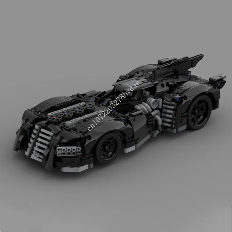 

935 шт., высокотехнологичные строительные блоки MOC Sports Car Batmobile