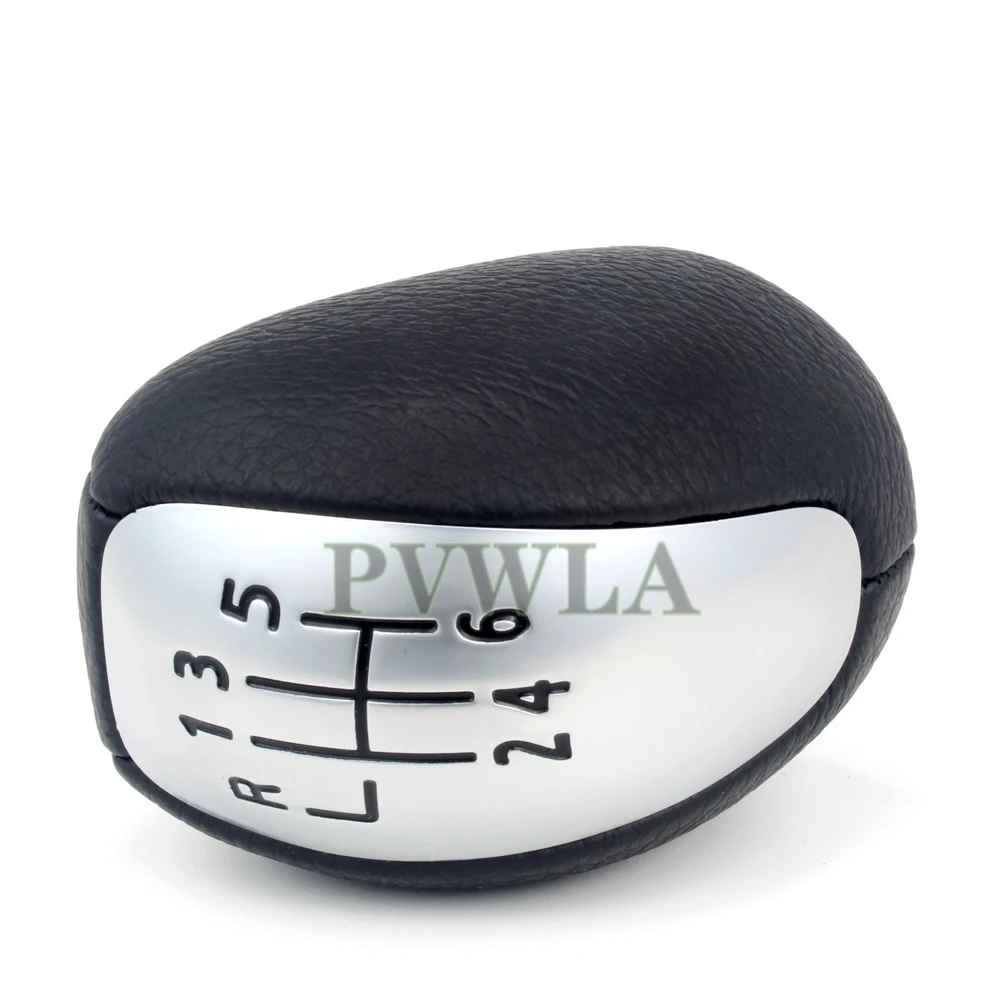 Leather 6 Speed Gear Shift Konb For Renault Koleos 2007-2013 car gear shift knob