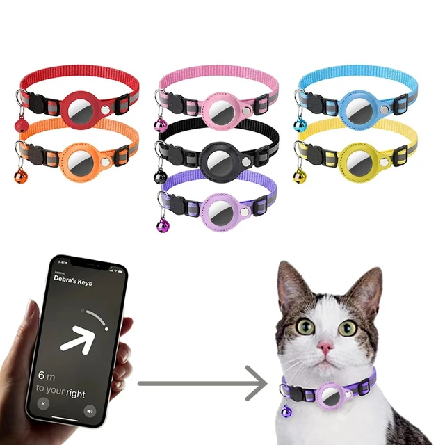Collar GPS con campana ajustable 2 en 1, manga antipérdida, portátil,  rastreador de Collar para perros y gatos, Soporte seguro, accesorios para  mascotas - AliExpress