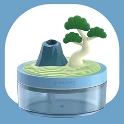 Compact USB Aromatherapy Diffuser & Silent Humidifier for Home, Office, and Car (Blue)