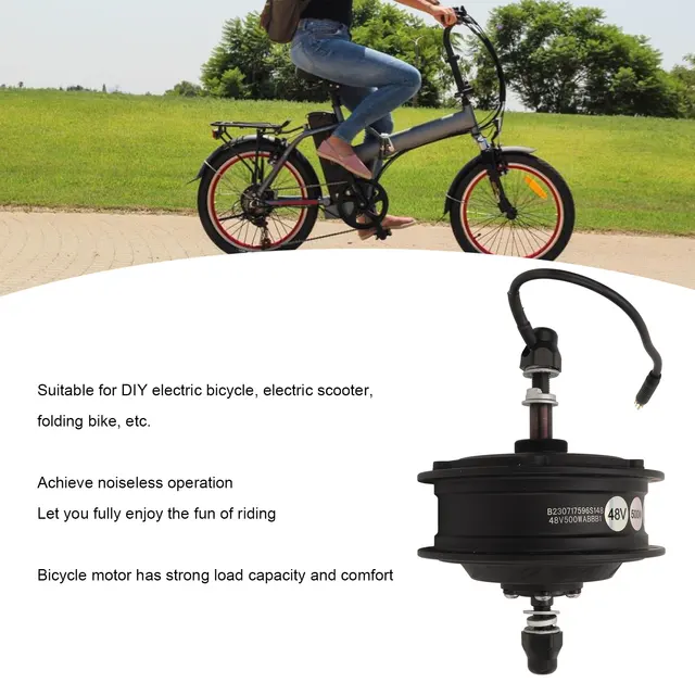 Ebike Conversion Kit Rear Wheel Hub Motor, Silent Running