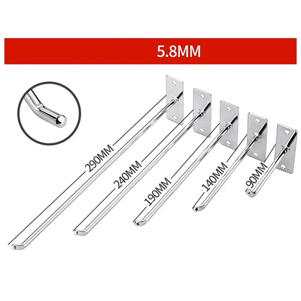 1PC Wall Hook Hardware Tool Nail Screws Single Line Hook Display Lewelry Hole Board Hook Pegboard Hammer Pliers Accessories