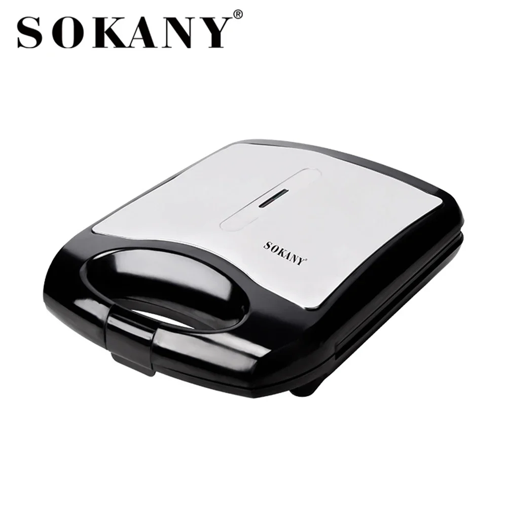 Electric Sandwich Maker Large Panini 1400W Cooking Kitchen Appliance Breakfast Waffle Maker Anti Stick Coated Sheet 4