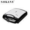 Electric Sandwich Maker Large Panini 1400W Cooking Kitchen Appliance Breakfast Waffle Maker Anti Stick Coated Sheet 4