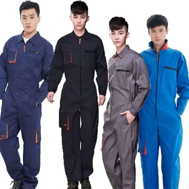 

Working Safety Clothing Men Men's Overalls Jumpsuit Uniforms Wear Welding Coverall Man Suit