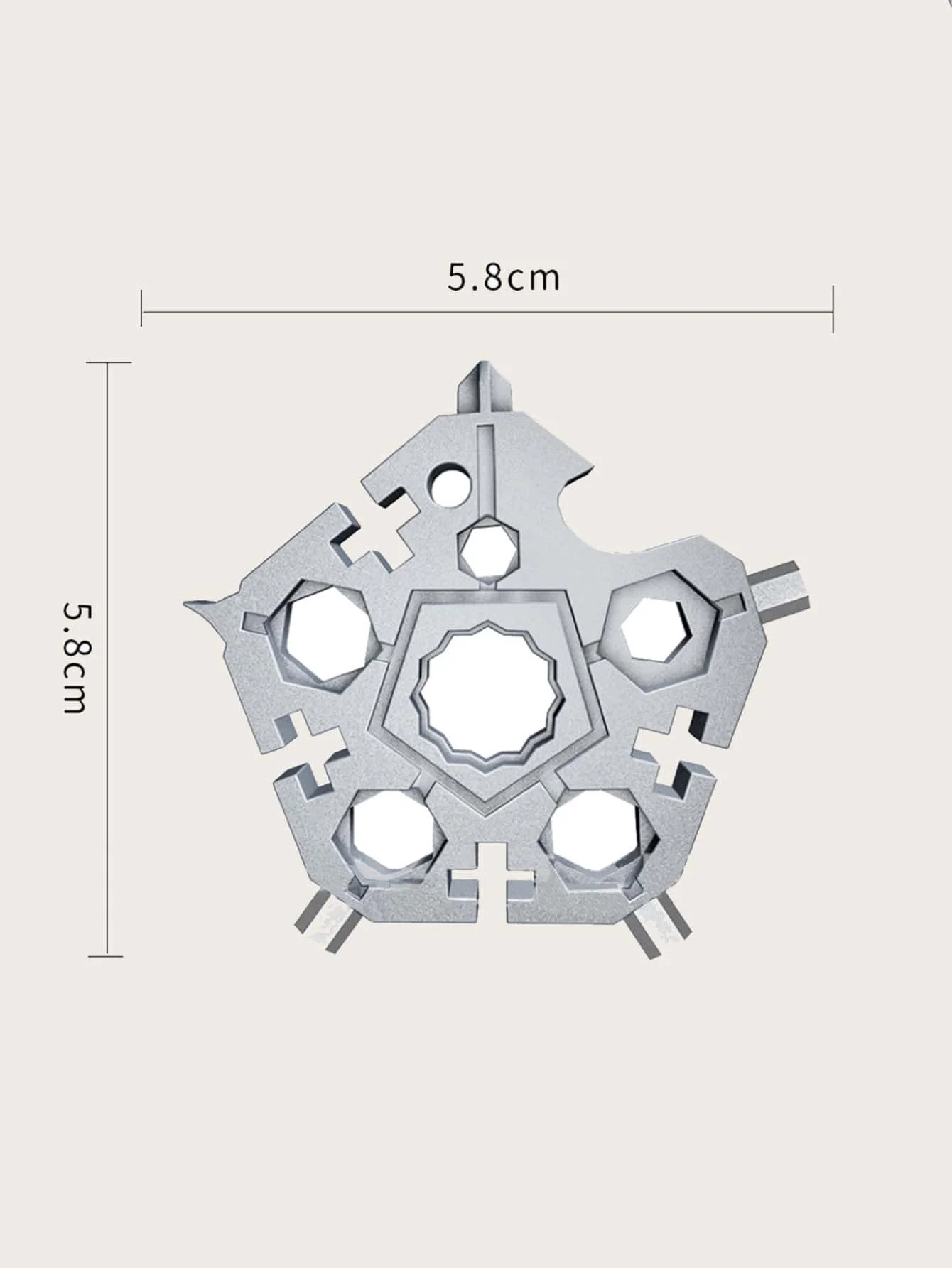 1pc-Portable Multifunction Torque Snowflake Wrench Alloy Steel Hexagonal Universal Octagonal Screwdriver Household Tool