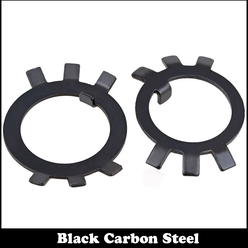 

M35 M36 M39 M40 M42 M45 DIN70952 GB858 Black Carbon Steel Lock Gasket Spacer Lock Washer For Slotted Round Nut