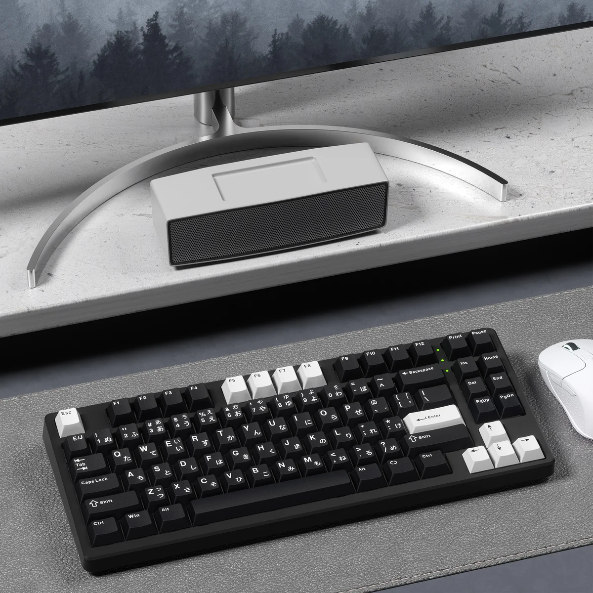 XVX Cherry Profile Keycaps Japanese Layout JIS Black PBT Keycap Not Shine Through Mechanical Keyboard Double Shot Keycap 153 Key — view 6